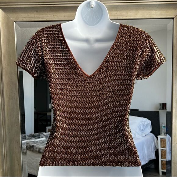 CACHÉ Top Made in Beads Size S - Picture 4 of 6